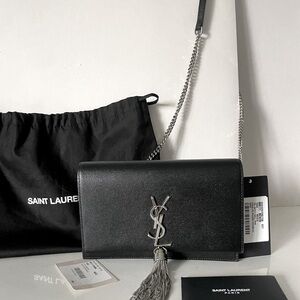 Authentic New With Tags YSL Kate Tassel Shoulder Bag